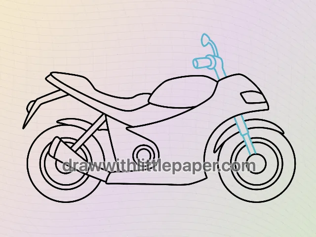 フェアリング形状と低いシートを示す完全なストリート バイクの概要